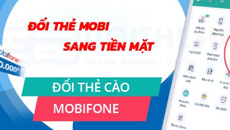Đổi thẻ Mobifone thành tiền mặt tại doithe365.com